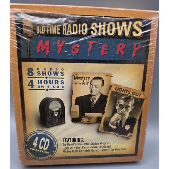 Other - Old Time Radio Shows Mystery 4 CD Collection Nostalgia Ventures Audio Drama
